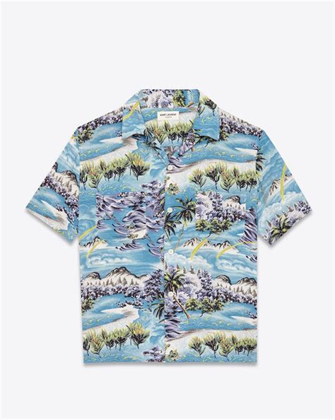 ysl hawaii shirt|Saint Laurent Short.